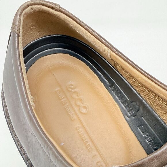 Ecco Metropole London Derby Casual Shoes Mens 10 EU 44 Brown Leather Plain Toe main image 14